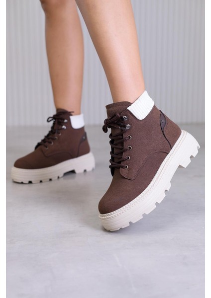 GZ504 Model 3 cm Tabanlı Yeni Sezon Kısa Bot Kahve fiyatları