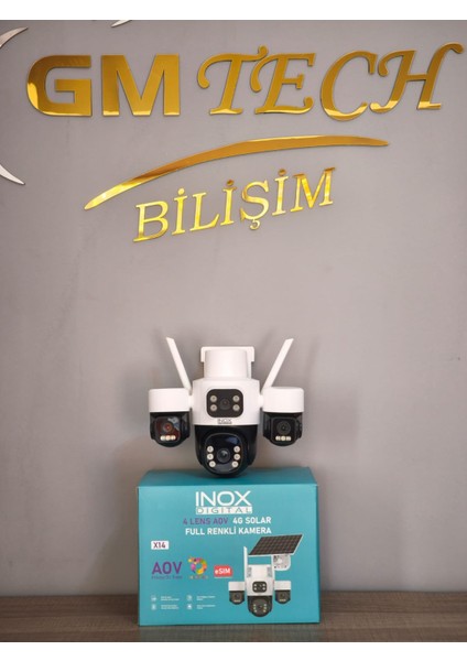 X14 4g E Sim Özellikli Solar 4 Kameralı