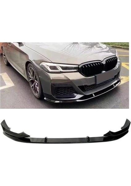 Bmw 5.seri G30 Uyumlu Plastik Parlak Siyah Ön Lip-Ek fiyatları