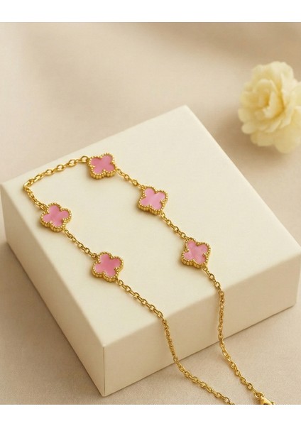 Yonca Detay Paslanmaz Çelik Zarif Bileklik fiyatları