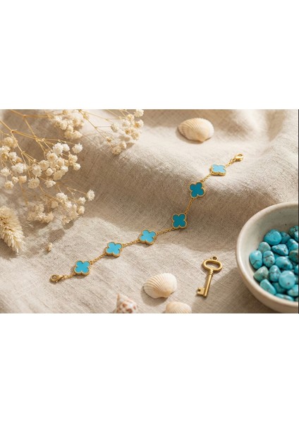 Yonca Detay Paslanmaz Çelik Zarif Bileklik fırsatları