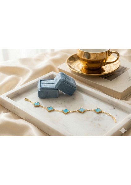 Yonca Detay Paslanmaz Çelik Zarif Bileklik indirimleri