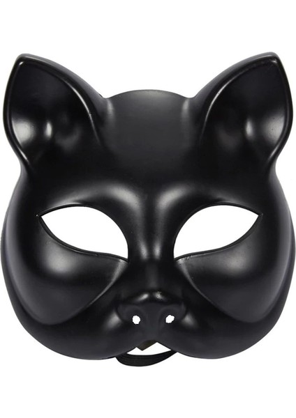 Siyah Renk Lüks Kedi Maskesi 12X13 cm (5148) fırsatları
