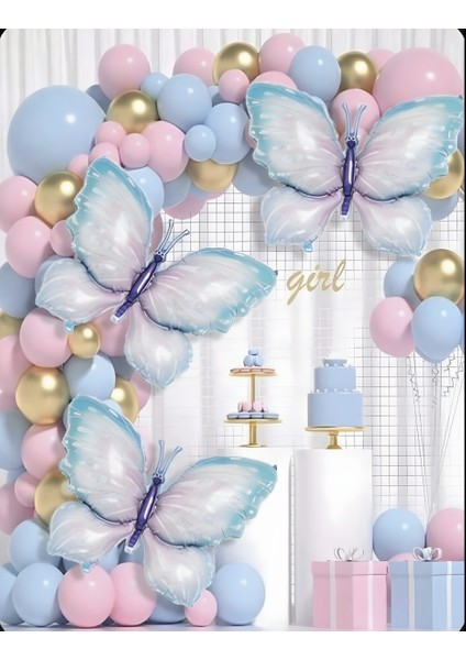 Büyük Mavi Kelebek Folyo Balon fırsatları