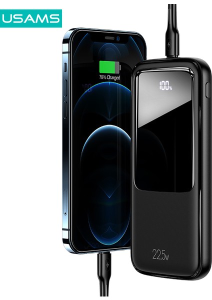 CD161 10000 Mah Powerbank | 22.5W Hızlı Şarj | Pd & Qc3.0 Destekli | Dijital Ekranlı modelleri