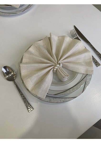 Servis Peçetesi Yüzüklü ( Sunum Peçetesi ) Gardenya Kumaş