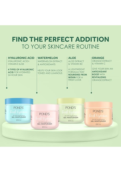 Ponds Aloe Içerikli ve Vitamin B3 Nemlendirici Jel 96.4 gr indirimleri