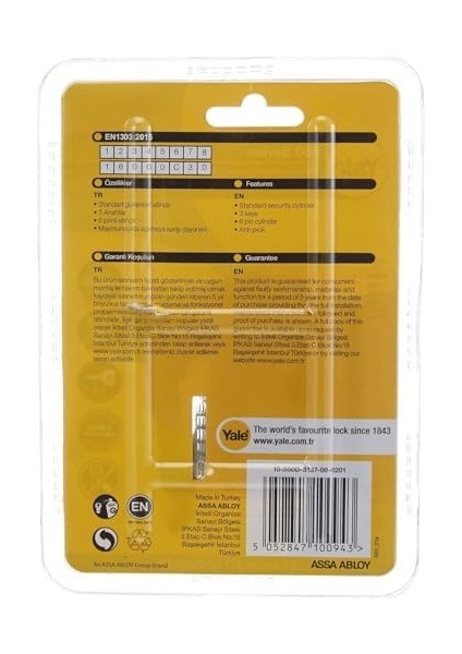 10-550D-3137-00-0201 650 Serisi Patentli Silindir, Metal, 68 mm modelleri