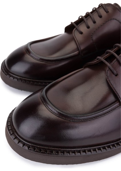 Erkek Hakiki Deri Kahverengi Casual Ayakkabı 1171 255-03 Erk Ayk SK25-26 Kahve modelleri