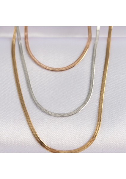 316L Çelik 3 Renkli Italyan Zincir Çoklu Kolye fiyatları