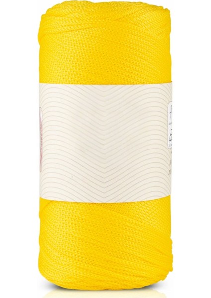 Makrome Ipi 3mm Polyester Koyu Sarı