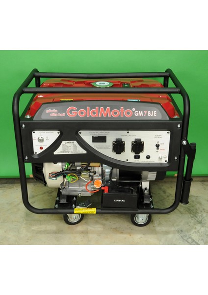 Gold Moto GM7BJE 7 Kva Benzinli Marşlı Monofaze Jeneratör Sessiz Jeneratör Tekerlekli Jeneratör fiyatları