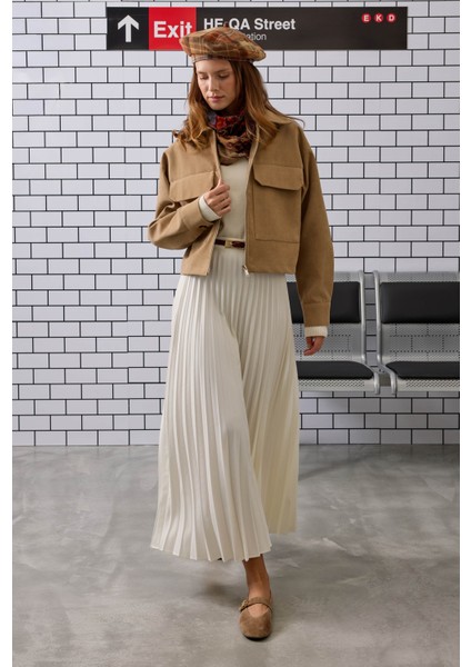 Pilisoley Etek Ekru modelleri