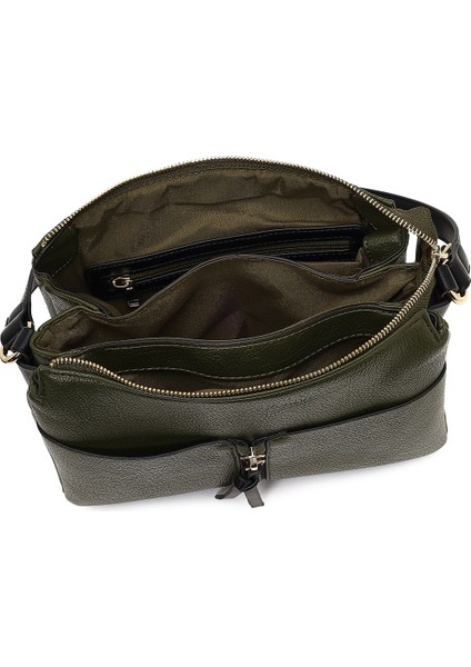 Kadın Yeşil Uzun Askılı Çapraz Çanta 25ABD251218