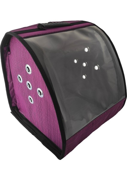 Sumo Kedi, Küçük Köpek Sırt Taşıma Çantası Mor 32-26-40CM