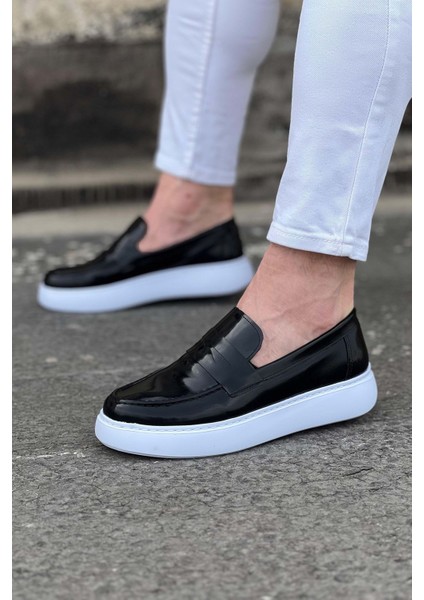 Siyah Rugan Erkek Casual Ayakkabı