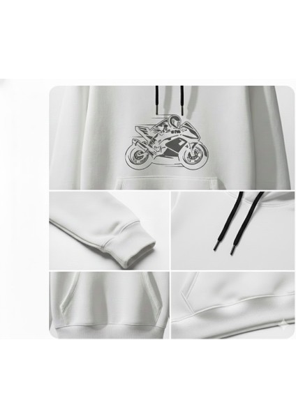 Dijital Baskılı Kapüşonlu Sweatshirt fiyatları