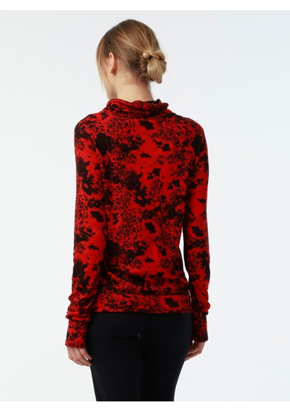 Kadın Termal Sweatshirt 2. Seviye 50454 - Kırmızı fiyatları