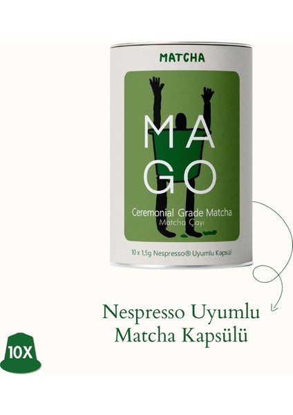 Ceremonial Grade Matcha Nespresso® Uyumlu Kapsül