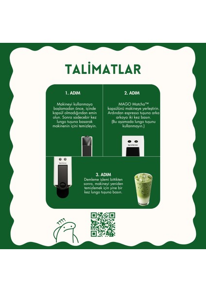 Ceremonial Grade Matcha Nespresso® Uyumlu Kapsül fiyatları