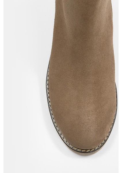 Maranda Vizon Süet Hakiki Deri Dolgu Topuk Bot modelleri