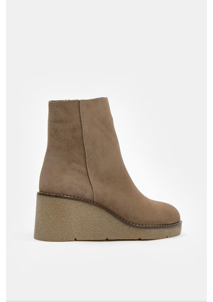 Maranda Vizon Süet Hakiki Deri Dolgu Topuk Bot fırsatları