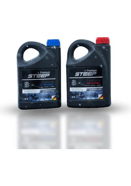 Coollife Antifriz Mavi -37 Derece Kırmızı -42 Derece