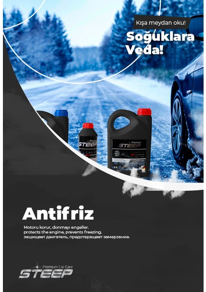 Coollife Antifriz Mavi -37 Derece Kırmızı -42 Derece fırsatları