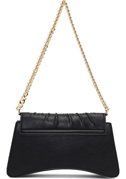 Kadın Siyah Zincir Askılı Klasik Omuz Çantası 25ABD270018 fırsatları