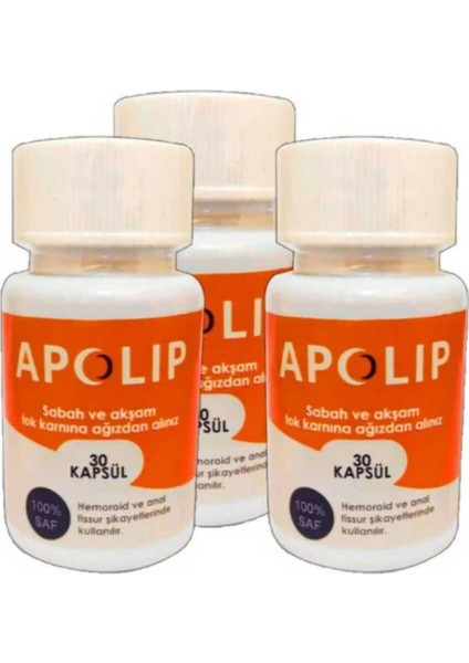 Apolip Hemo 30'lu x 3 Adet