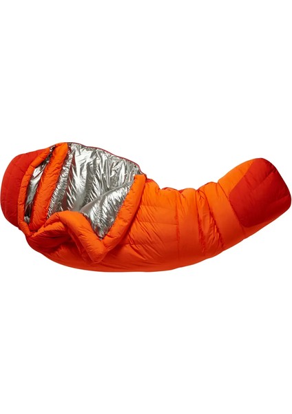 Andes Gore-Tex Infinium 1000 -23°c 800 Fill Kaz Tüyü Kadın Uyku Tulumu Sol - Turuncu