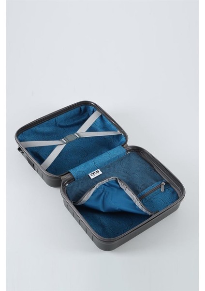 Bagist 5242 Polipropilen Körüklü Battal Boy Valiz + Makyaj Çantası 2 Li Set