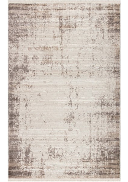 Glory Vl Saçaklı Modern Dokuma Halı Oturma Odası Salon Mutfak Halısı Krem Kahve T3B fiyatları