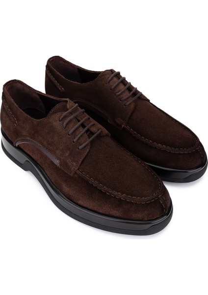 Erkek Hakiki Deri Kahverengi Süet Casual Ayakkabı 1163 1500 Erk Ayk SK25-26 Kahve Suet fiyatları