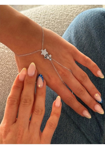 Ithal Seri Yıldız Detaylı Taşlı Şahmeran