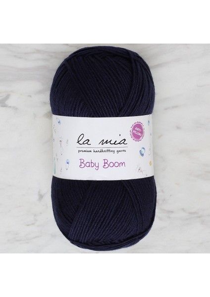 La Mia Baby Boom Lacivert El Örgü Ipi - 630 - 34424