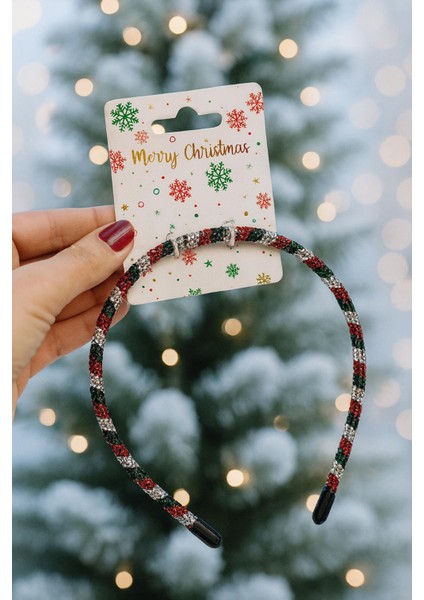 Yılbaşı Renkleri Simli Taç