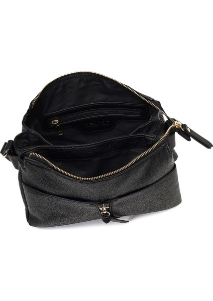 Kadın Siyah Uzun Askılı Çapraz Çanta 25ABD251218