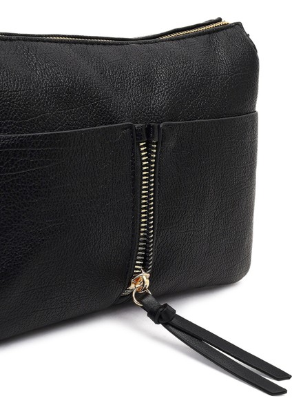 Kadın Siyah Uzun Askılı Çapraz Çanta 25ABD251218