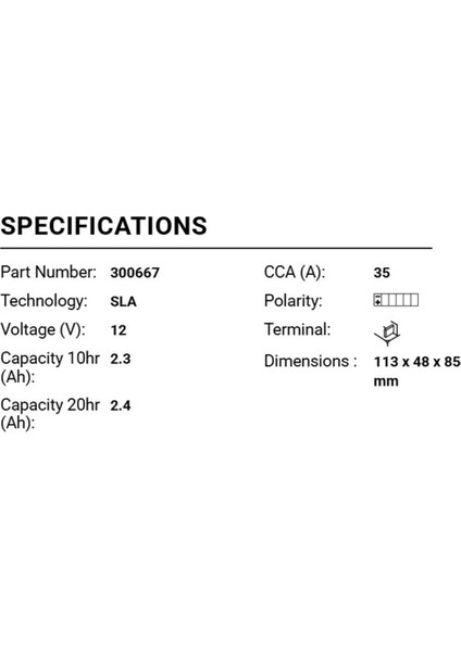 BTR4A-5 Sla Motosiklet Aküsü 300667 modelleri