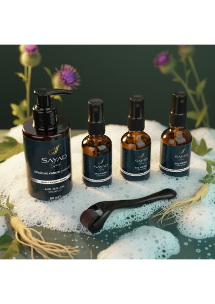 Dökülen Saçlara Özel Dökülme Karşıtı 3’lü Saç Bakım Seti