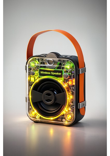 Işıklı Bluetooth Hoparlör Ses Bombası – USB / Sd Kart / Aux / Fm Radyo / Tws Destekli indirimleri