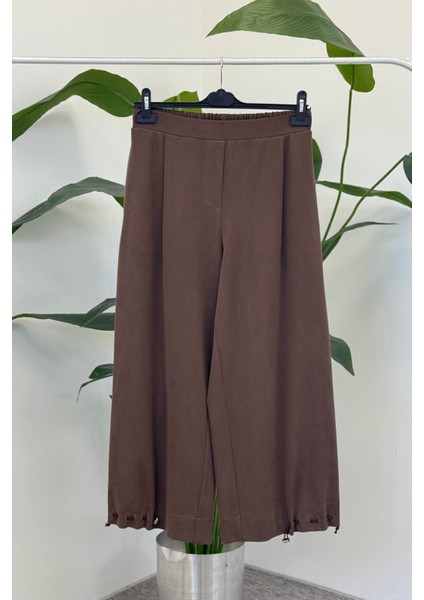 5615 Paçası Kapsüllü Aura Şalvar Pantolon