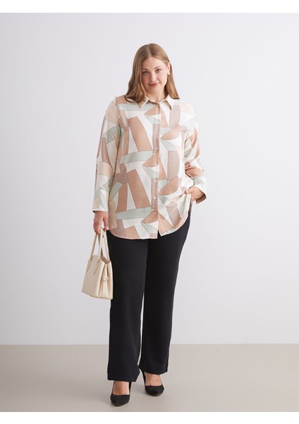 Yeni Sezon Desenli Kadın Gömlek Tunik modelleri