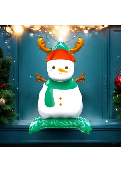 Ayaklı Küçük Kardan Adam Folyo Balon fiyatları