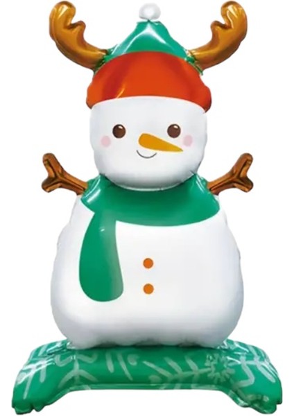 Ayaklı Küçük Kardan Adam Folyo Balon modelleri