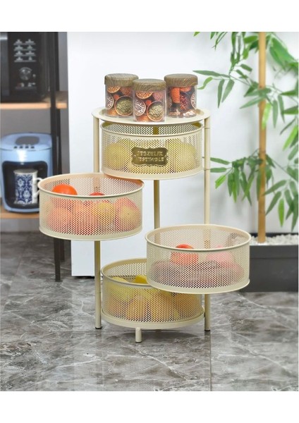 4 Katlı Metal Açılır Kapanır Paslanmaz Sebzelik fiyatları