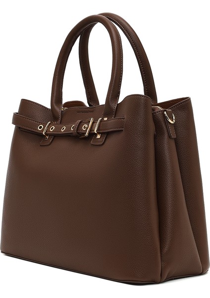 Kadın Kahverengi Uzun Askılı Klasik Kol Çantası 25WBD2751FT indirimleri