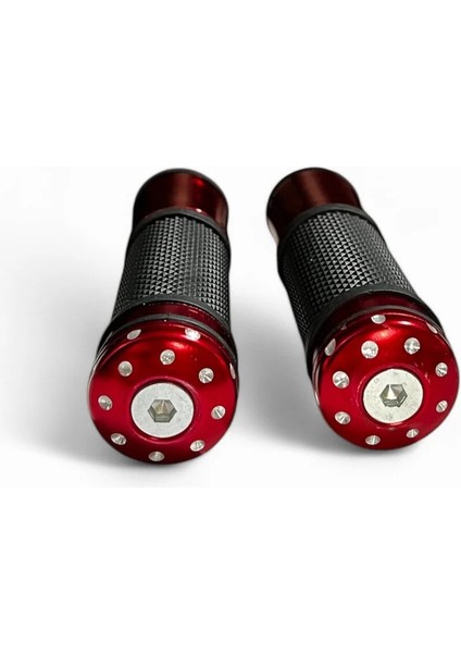 Kırmızı Motosiklet Elcik Takımı - Gaz Borusu Dahil - Kırmızı indirimleri