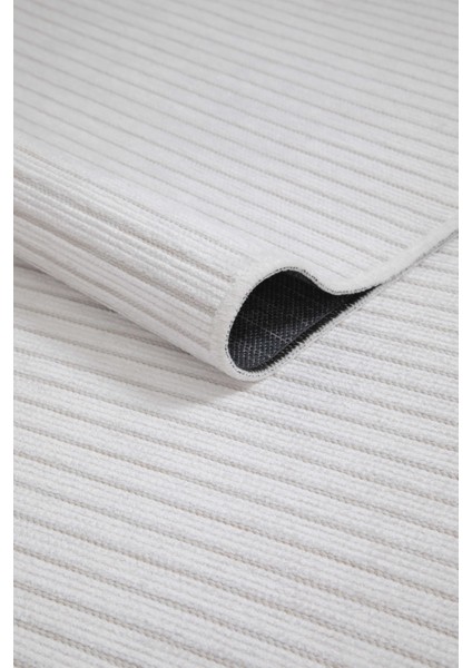 Rixos Vl Yıkanabilir Kaydırmaz, Pamuk Dokuma, Premium Kalite Salon&mutfak&yemek Odası Kilimi Kemik